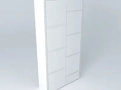 Shelf Cabinet DOORS HREG8FP 22 12 BRW Milano Oak 3D model