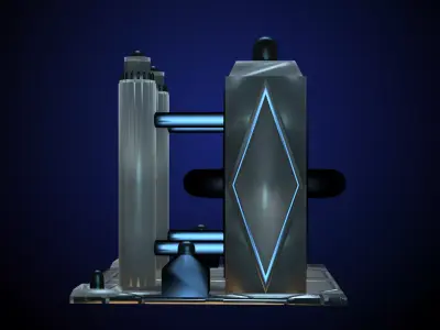 Sci-Fi Structure II 3D model