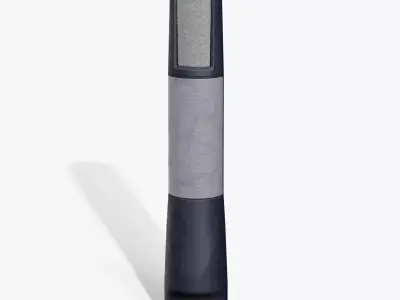 Bollard Post C Low-poly 3D model