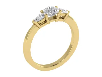 Women Ring  Render 3dm STL OBJ FBX TXT Details 3D print model 19