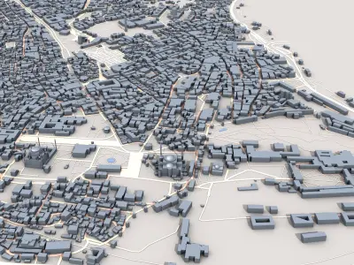 Istanbul City Turkey 3D model