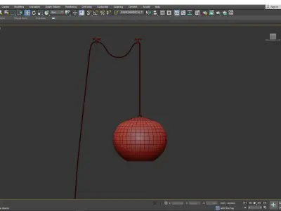 Margot Swag Pendant Light Low-poly 3D model