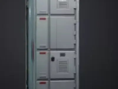 Supply Locker Low-poly 3D model