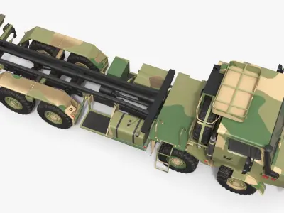  Military Tactical Transport Chassis Vehicle Camo 