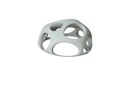 SciFi Cube Object No 48812 Low Poly Shape Low-poly 3D model