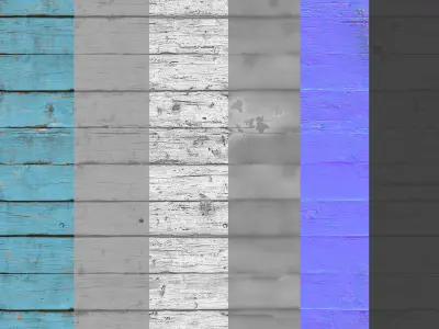 Wood material  Painted boards 01 Texture