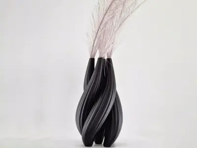 Elegant Twisted Vase 3D print model