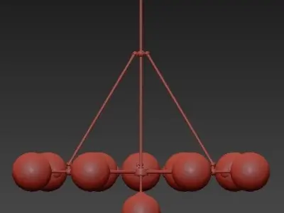 CHANDELIER BERMUDE 3D model