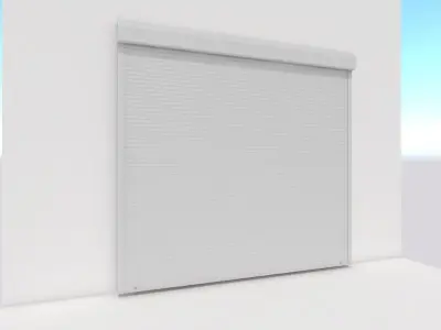 Japanese Window Draw Terrace 3D model