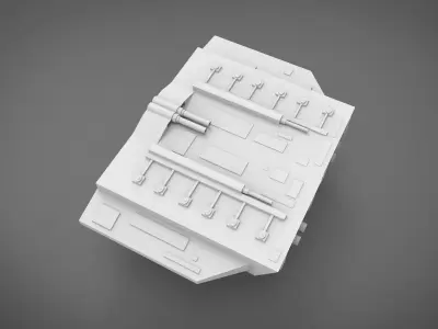 scifi kitbash 1 3D print model