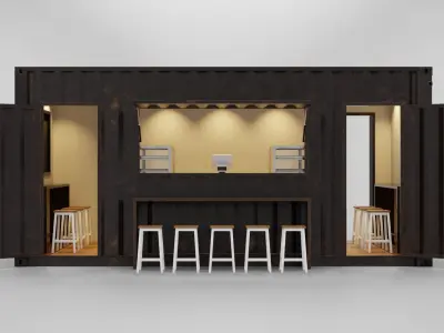 Shipping Container 3D Model Pack