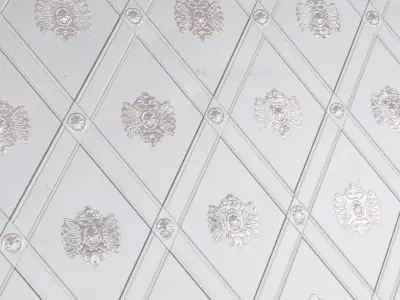 Silver Clean Metal Pattern PBR Seamless Texture