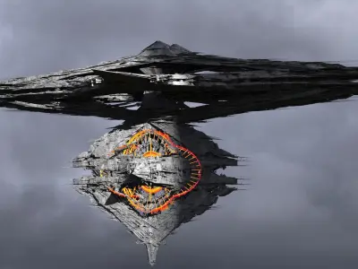 Galactic Senate Ship 2 3D model