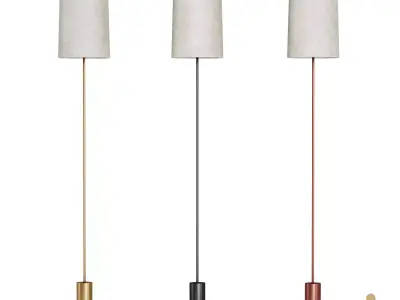 Galerie Smith Cylinder floor Lamp 3D model
