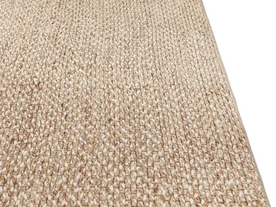 Carpet set 3233 - Hand-Woven Jute Rug - 5K 3D model