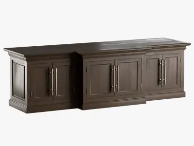 PANEL MEDIA CONSOLE 3D model