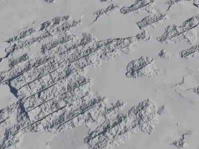 PBR Peeling Pink Plaster over Stone Texture