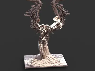 fire link tree 2 3D model