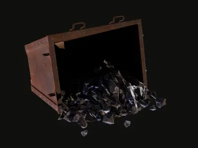 Container Silicon Low-poly 3D model