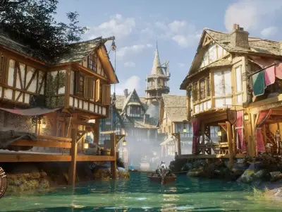 Townsmith - Modular Medieval Town Low-poly 3D model