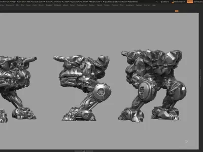 robot battle a05 3d print model 3D print model