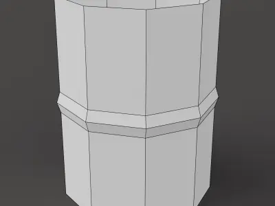 Rusty barrel - PBR Pixel art - PSX Retro Style Low-poly 3D model