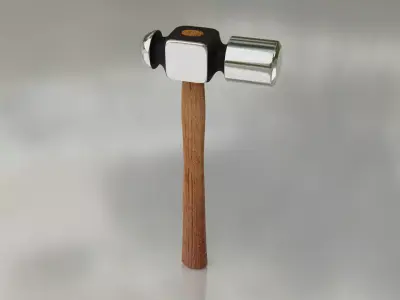 Hi-poly bob-head hammer Free 3D model