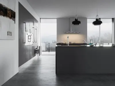 Kitchen Equipment Interior Scene 3D model