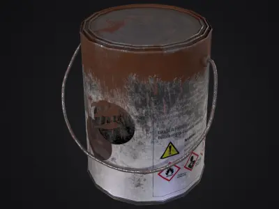 Outdoor Tools and Props Collection 2 Game Ready Low-poly 3D model