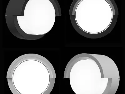 3821xx Paletto Lightstar LED street lamp 3D model