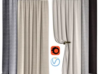 Curtains 125 Backhausen Rebbio Grande 3D model