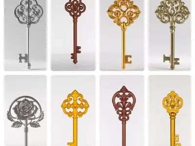 Keys Pack V 3D print model