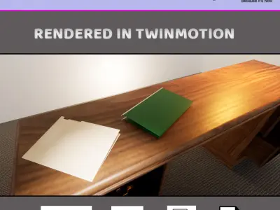 3D Credenza Asset Demo 3D model