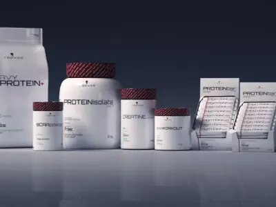 Supplements pack 3D model