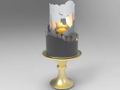 Arabian night lamp 3D print model