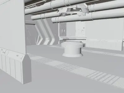 Imperial Star Destroyer Command Bridge 3D model