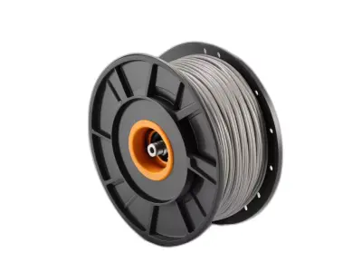 Industrial Cable Wire Spool Reel Low-poly 3D model