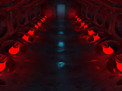 Sci Fi Interior 3D model