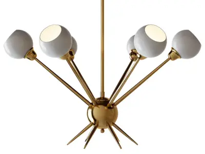 Mace chandelier 3D model