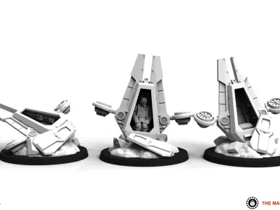 Universal Guard - Deep Strike Drop Pods 3D print model