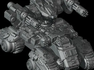 Light Tank  3D print model