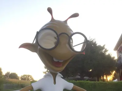 TOON ALIEN 3D MODEL Low-poly 3D model