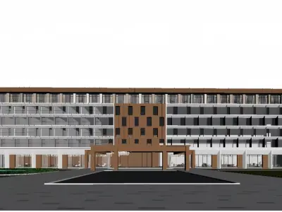 Modern architecture 3D model buy