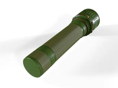 Flashlight Low-poly 3D model