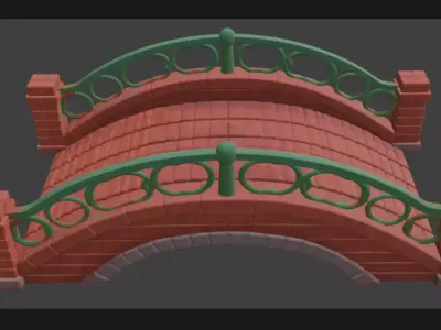 Bridge 3d model 3D model