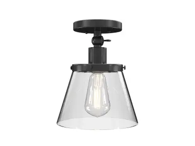 Hinton Flush Mount Pendant Ceiling Light Collection 3D Model Pack