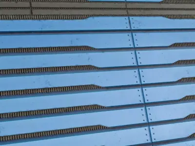 Sci-Fi Futuristic Metal Panel PBR Seamless Texture