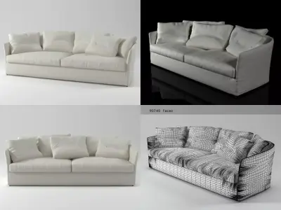Curve Sofa 3D model