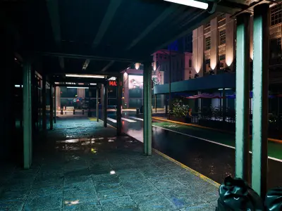 New York Night 3D model