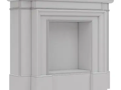 Dantone Home fireplace 3D model